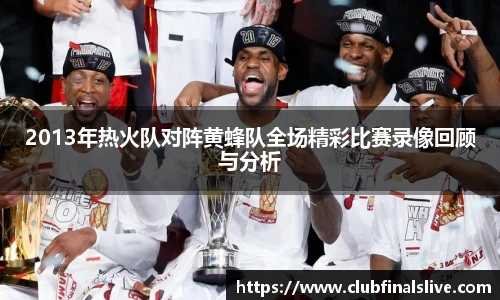 2013年热火队对阵黄蜂队全场精彩比赛录像回顾与分析